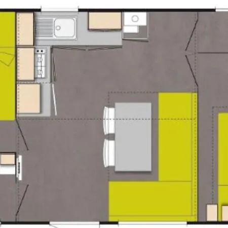 Campingplads Mobil-home Confortable Avec Terrasse A - Api-1-52-286 *