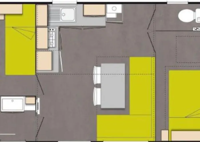 Κάμπινγκ Mobil-home Confortable Avec Terrasse A - Api-1-52-286 *